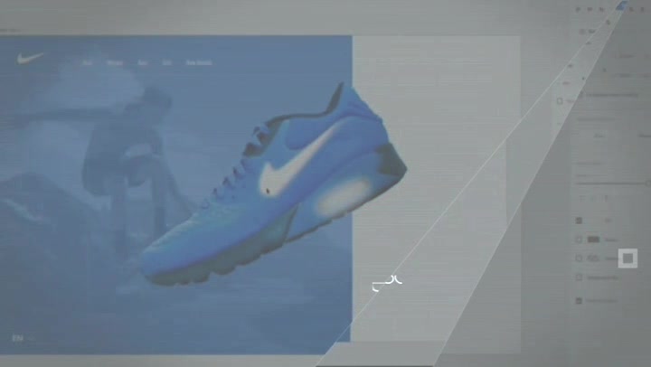 Web design composition, frame from the Dopplerlab studio film